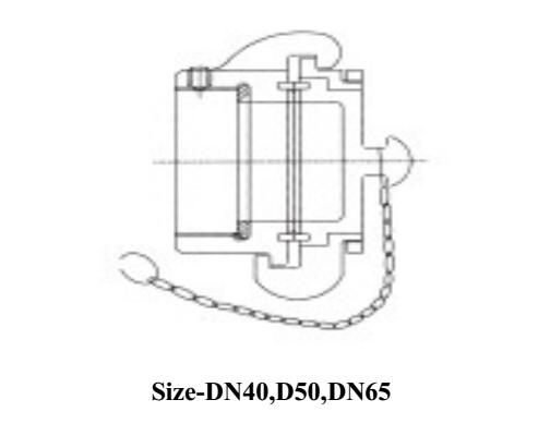 JIS F7335 Marine Bronze Hose Connection